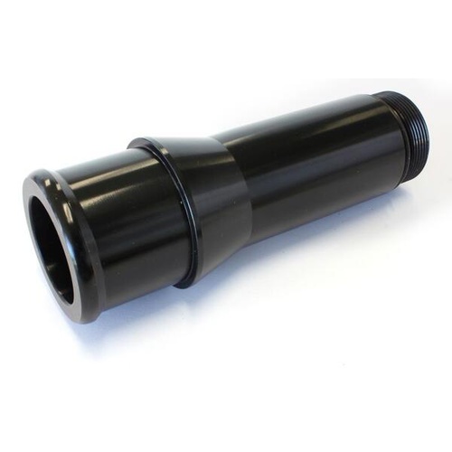 1.5" RADIATOR HOSE ADAPTER BLACK LONG 4.5" LENGTH CVR