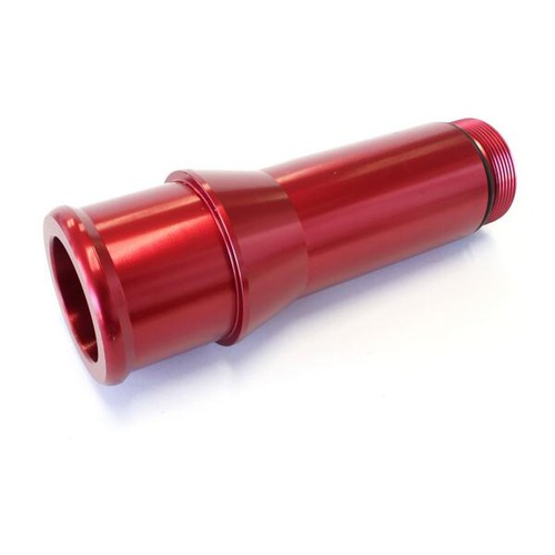 1.5" RADIATOR HOSE ADAPTER RED LONG 4.5" LENGTH CVR