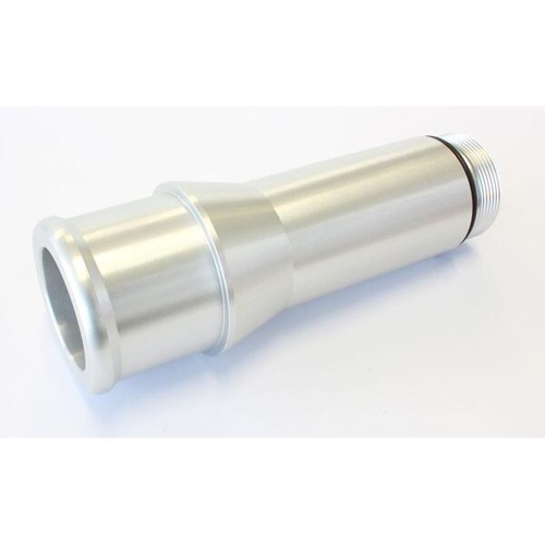 1.5" RADIATOR HOSE ADAPTER SILVER LONG 4.5" LENGTH CVR