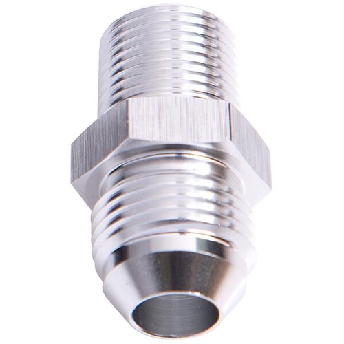 MALE FLARE -3AN TO 1/4" NPT SILVER MALE FLARE TO NPT ADAPT