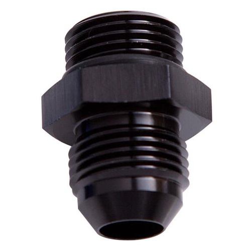 -12 AN TO -16 ORB STRAIGHT BLACK MALE TO MALE