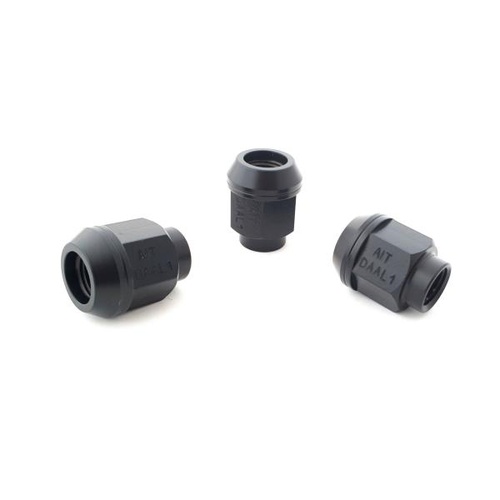 Dado in Ergal 12x1.5 sede conica L=27mm